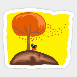 Autumn season Sticker